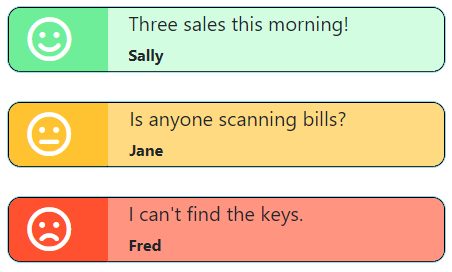 Status Message Examples